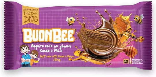 Buonbee Κέικ με Κακάο & Μέλι 350γρ - The Bee Bros — Παντοπώλειο