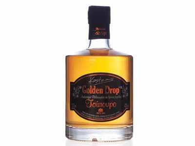 Παλαιωμένο Τσίπουρο Golden Drop 500ml - Κωστέας — Χυμοί | Ποτά