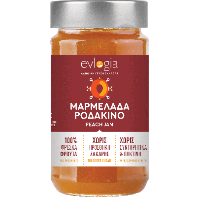 Μαρμελάδα Πορτοκάλι & Ούζο 280γρ - Evlogia